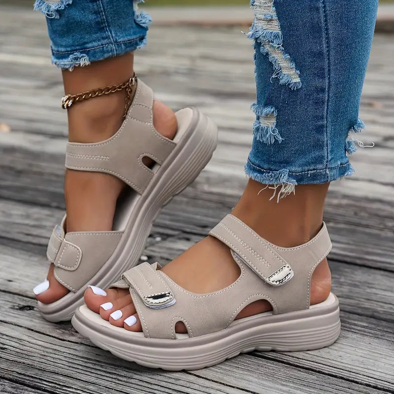 Alia™ – Sandales compensées confort avec bride à la cheville