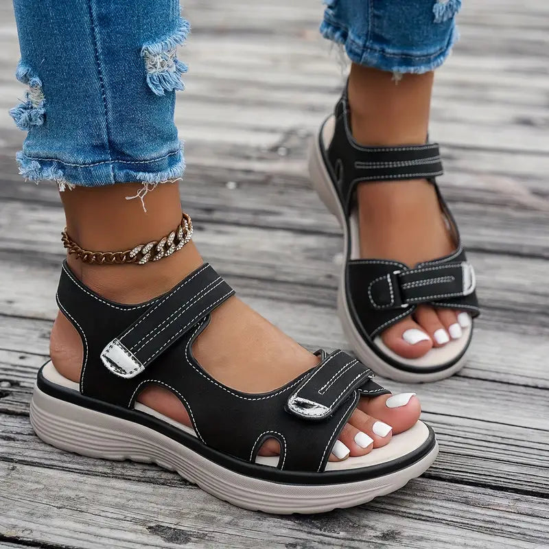 Alia™ – Sandales compensées confort avec bride à la cheville