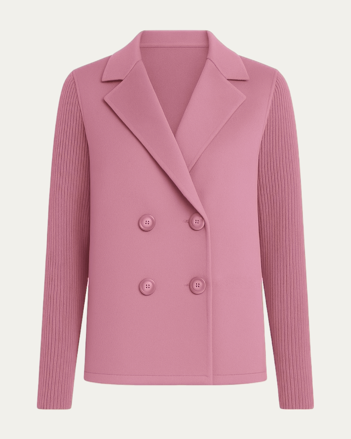 Elodie™ | Blazer Élégant à Manches Tricotées