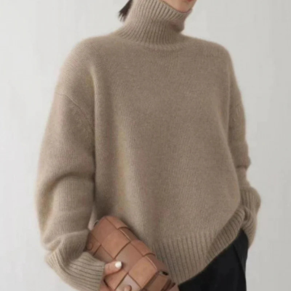 Solan Marseille | Pull à col roulé en cachemire