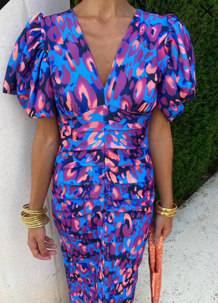 Marisol – Robe Longue Plissée Colorée