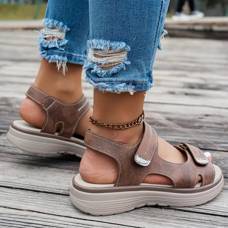 Alia™ – Sandales compensées confort avec bride à la cheville