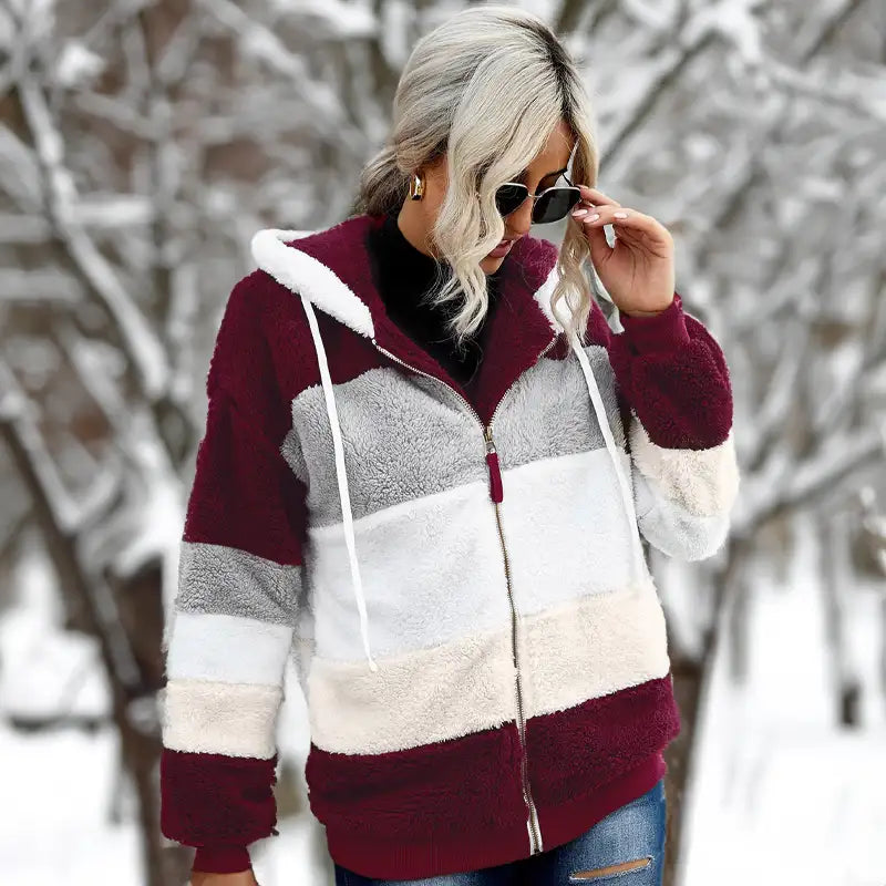 Solan Marseille | Veste d’Hiver à Capuche à Panneaux