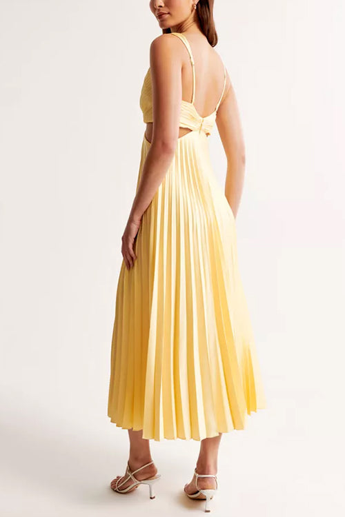Elsa - Robe Maxi Plissée