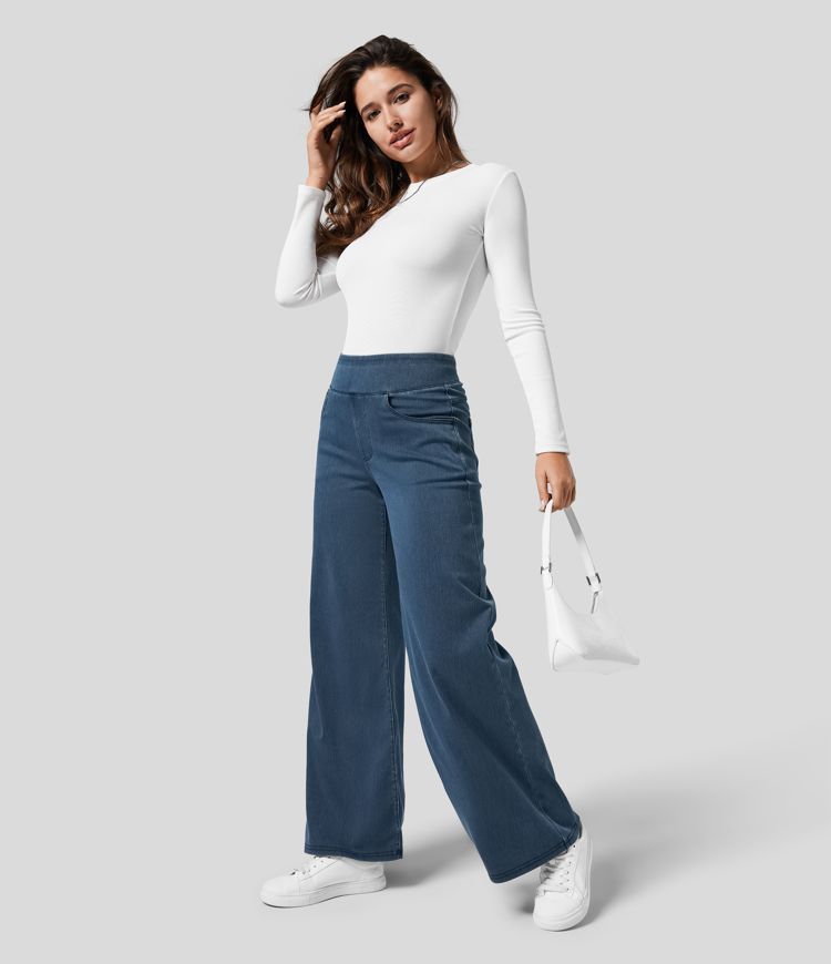 Evie™ | Pantalon Confort Taille Haute