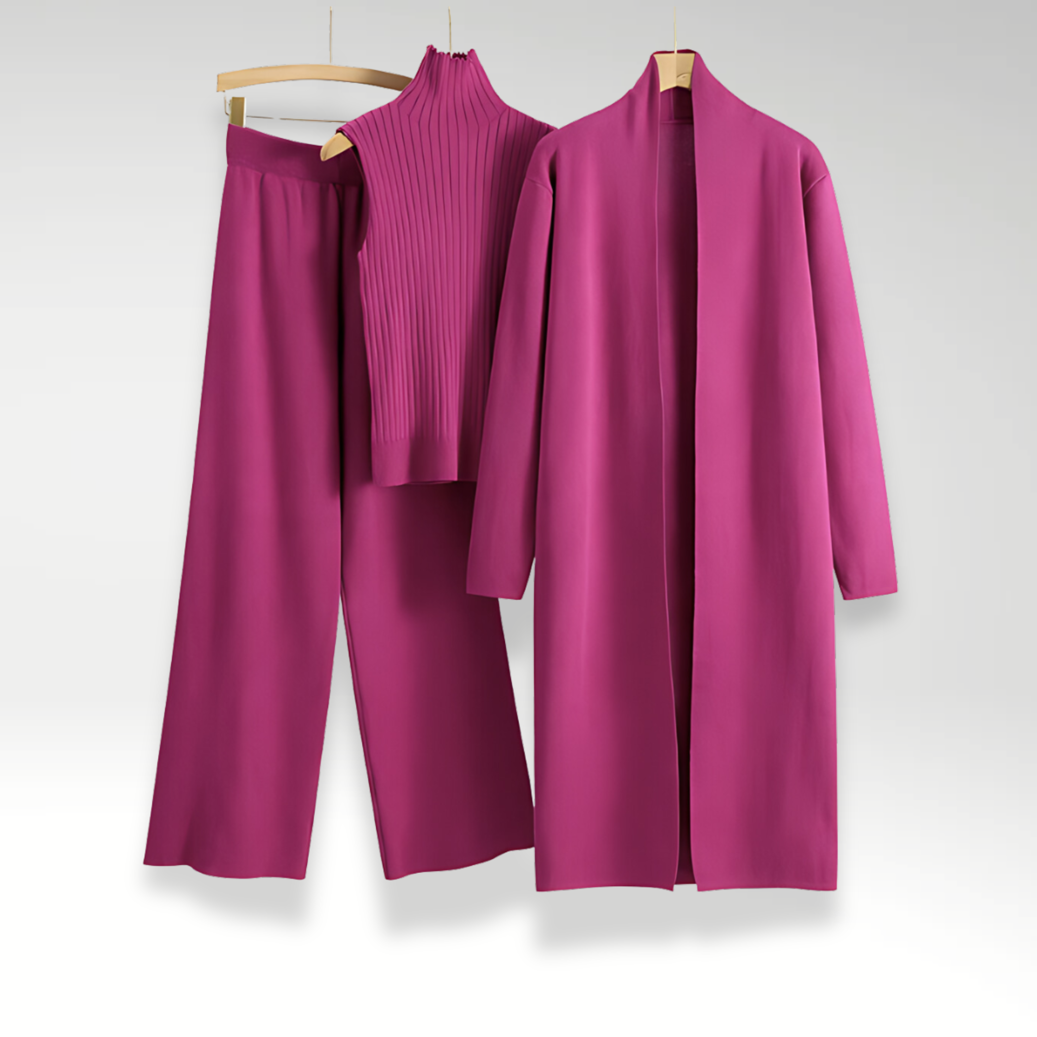 Solan Marseille™ | Ensemble trois pièces en maille Luxe