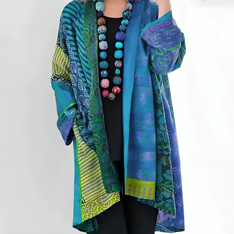 Kathleen™ | Gilet femme coloré et fluide
