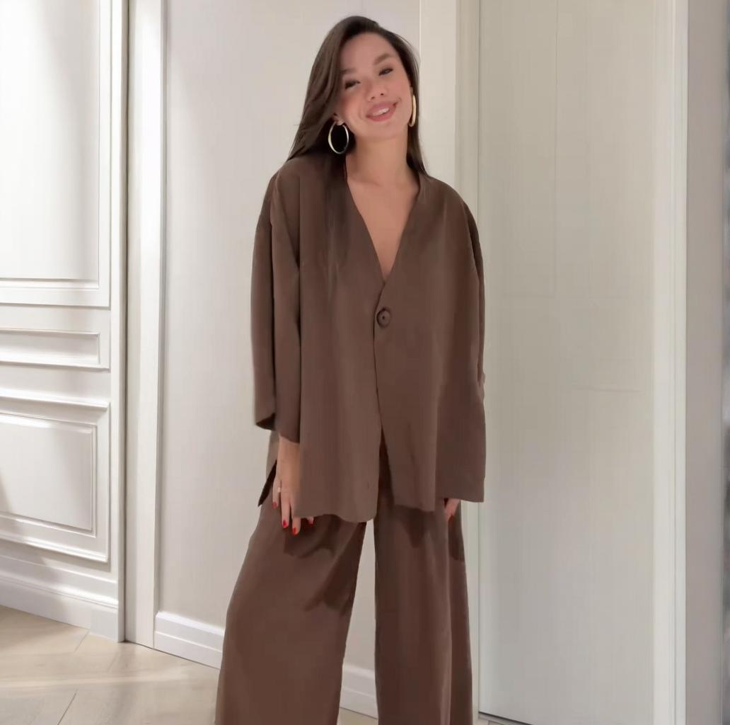 Romy™ | Ensemble deux pièces en lin