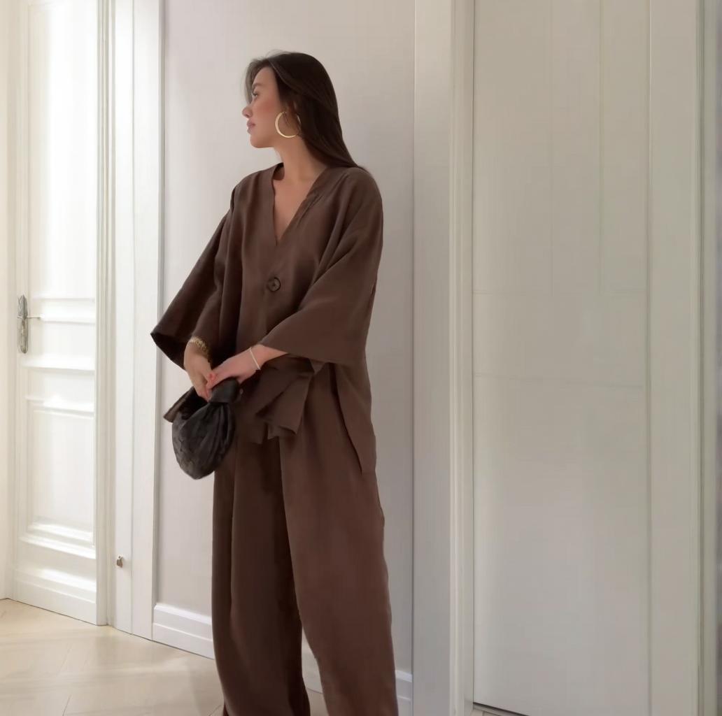 Romy™ | Ensemble deux pièces en lin