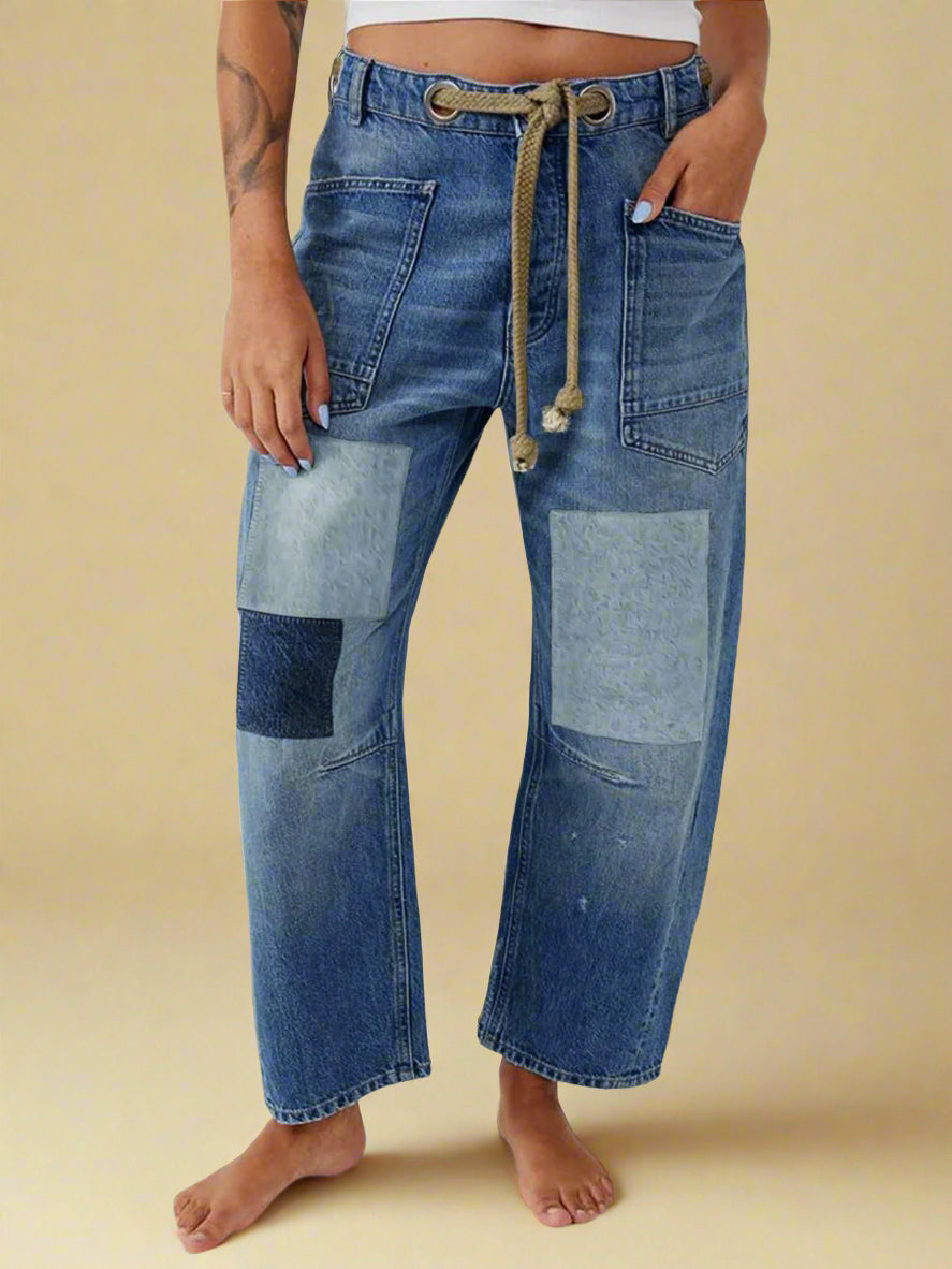 ALBA FIORELLA™ | Pantalon d’Artisan au Style Vintage