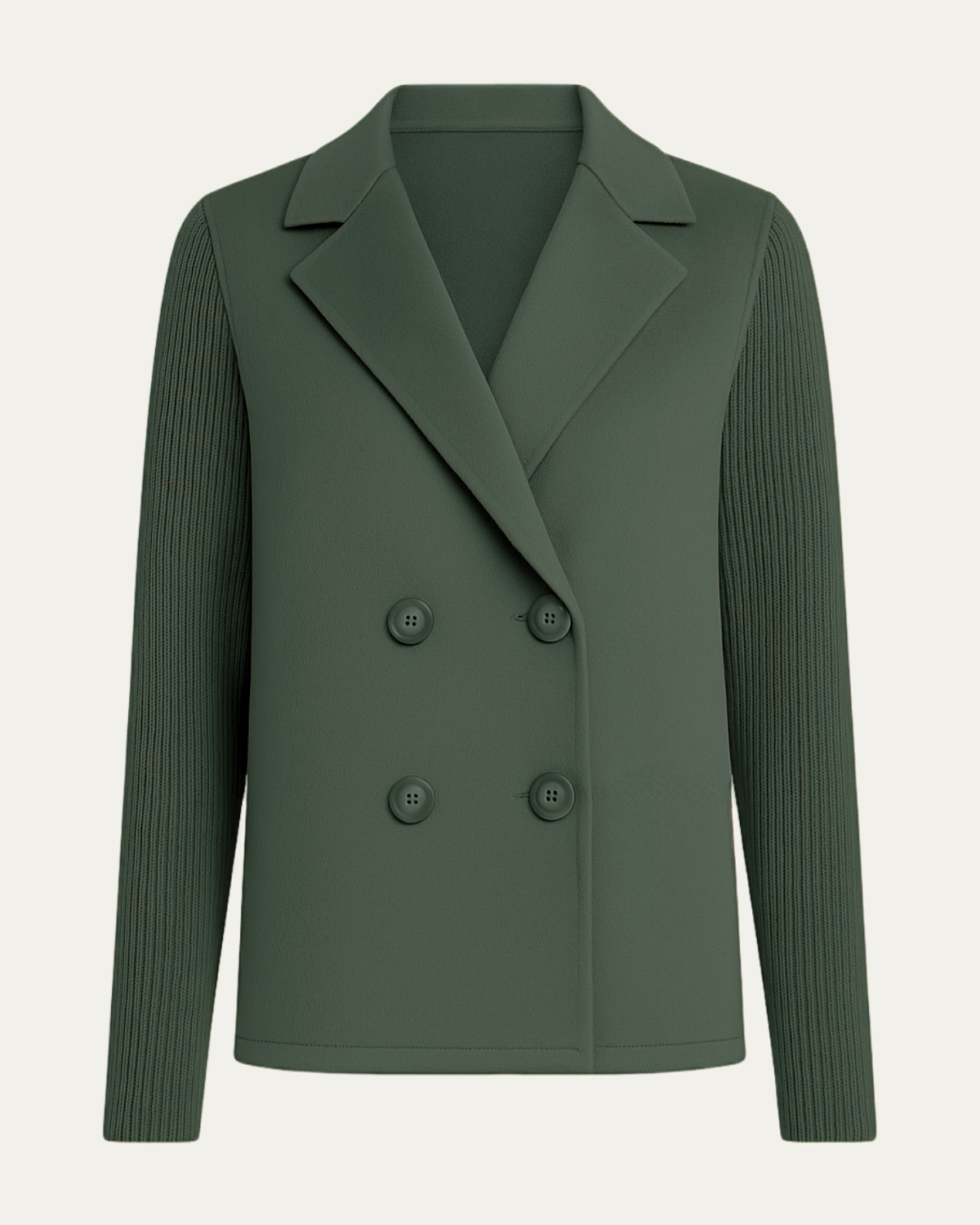 Elodie™ | Blazer Élégant à Manches Tricotées