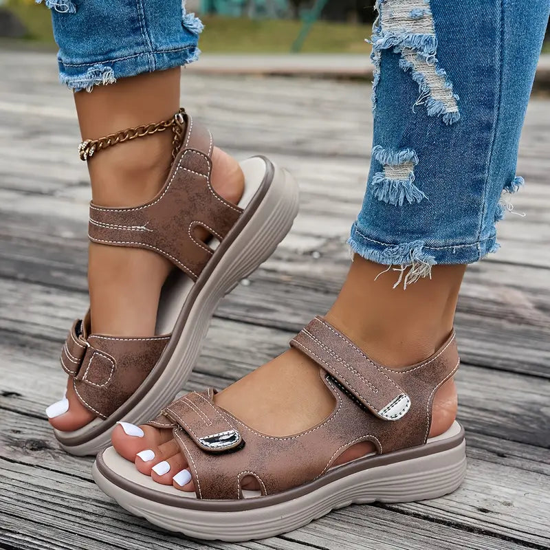 Alia™ – Sandales compensées confort avec bride à la cheville