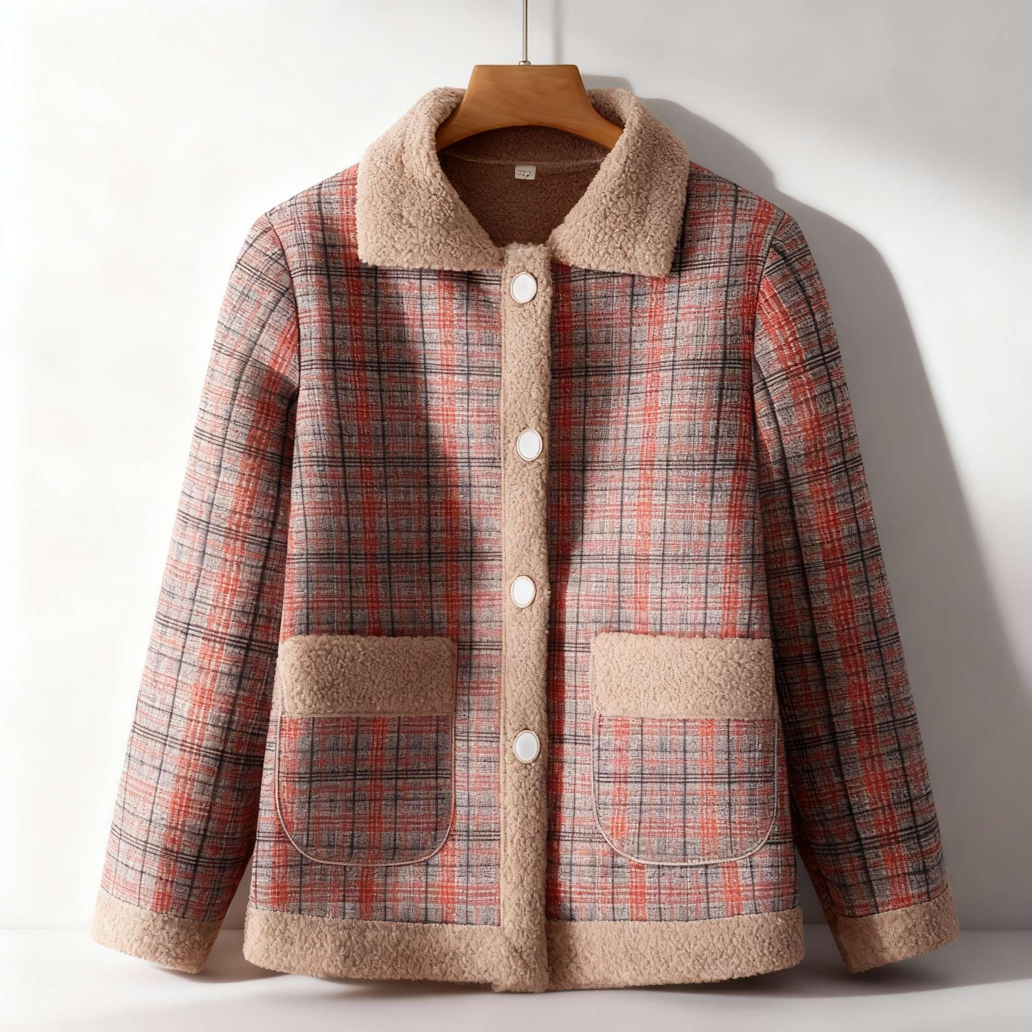 Solan Marseille | Veste à carreaux doublée polaire