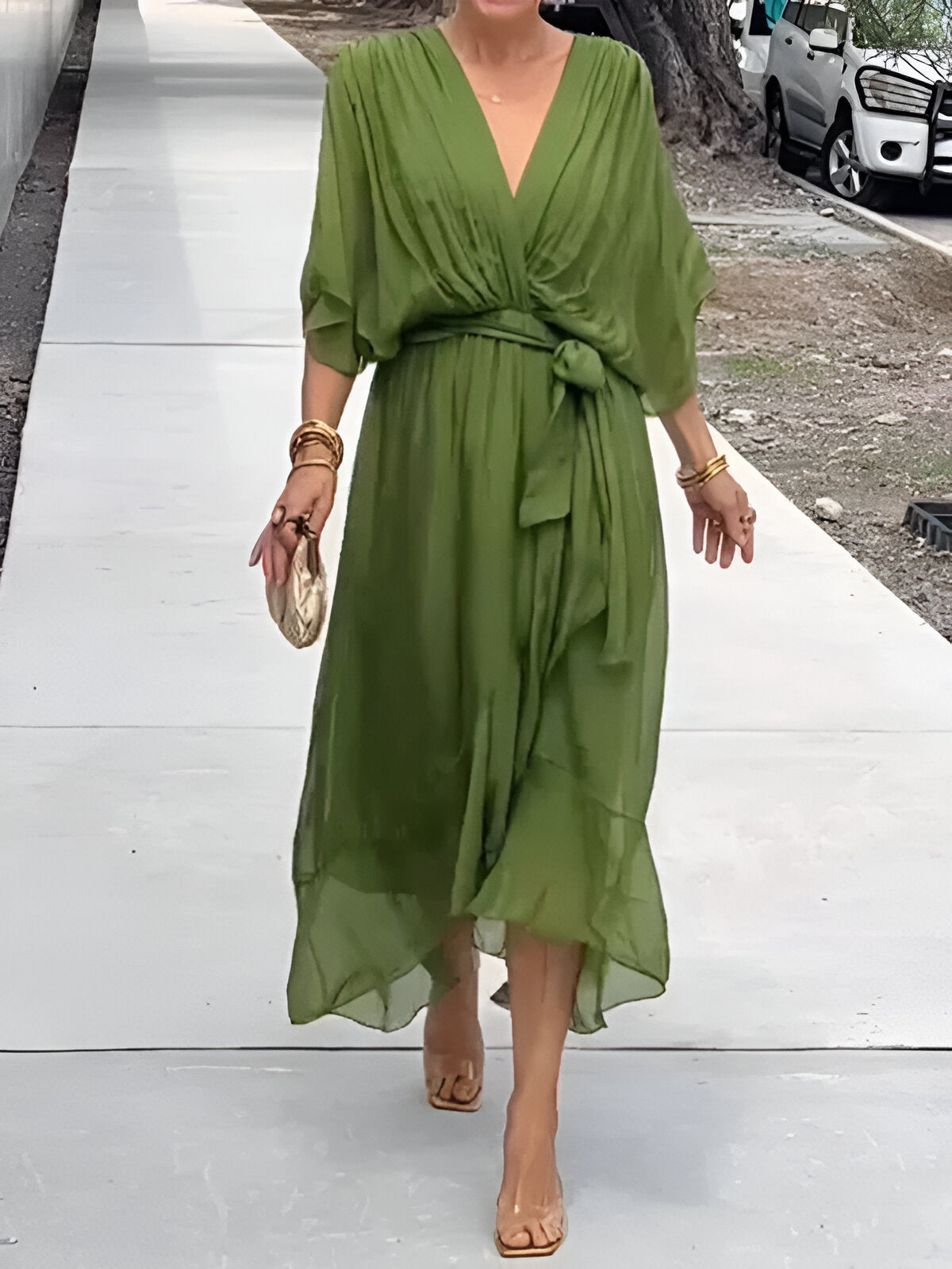 Mirja™ | Robe fluide en chiffon qui sublime votre beauté naturelle