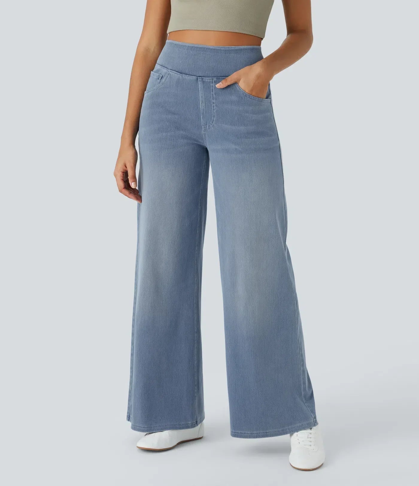 Evie™ | Pantalon Confort Taille Haute