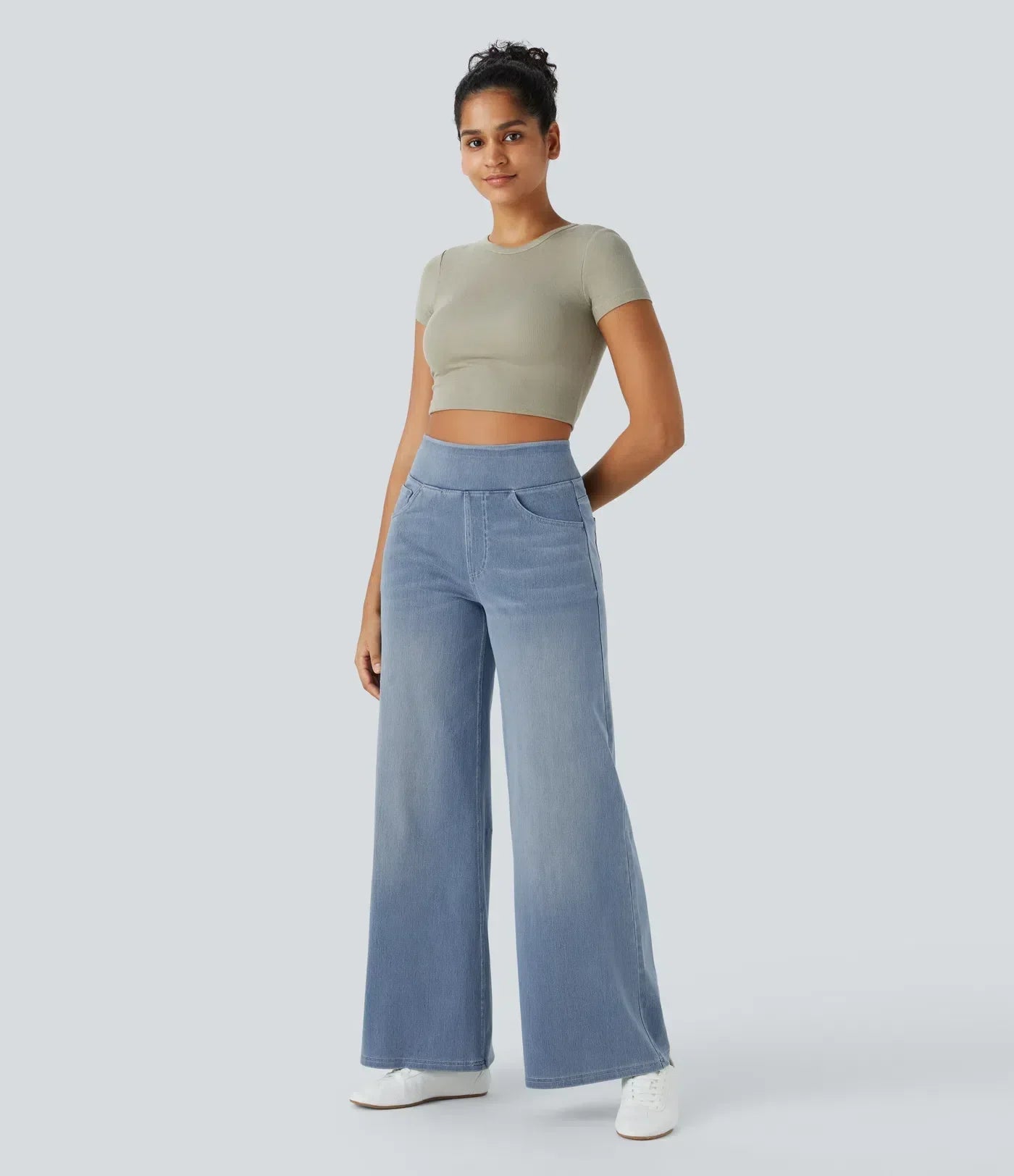 Evie™ | Pantalon Confort Taille Haute