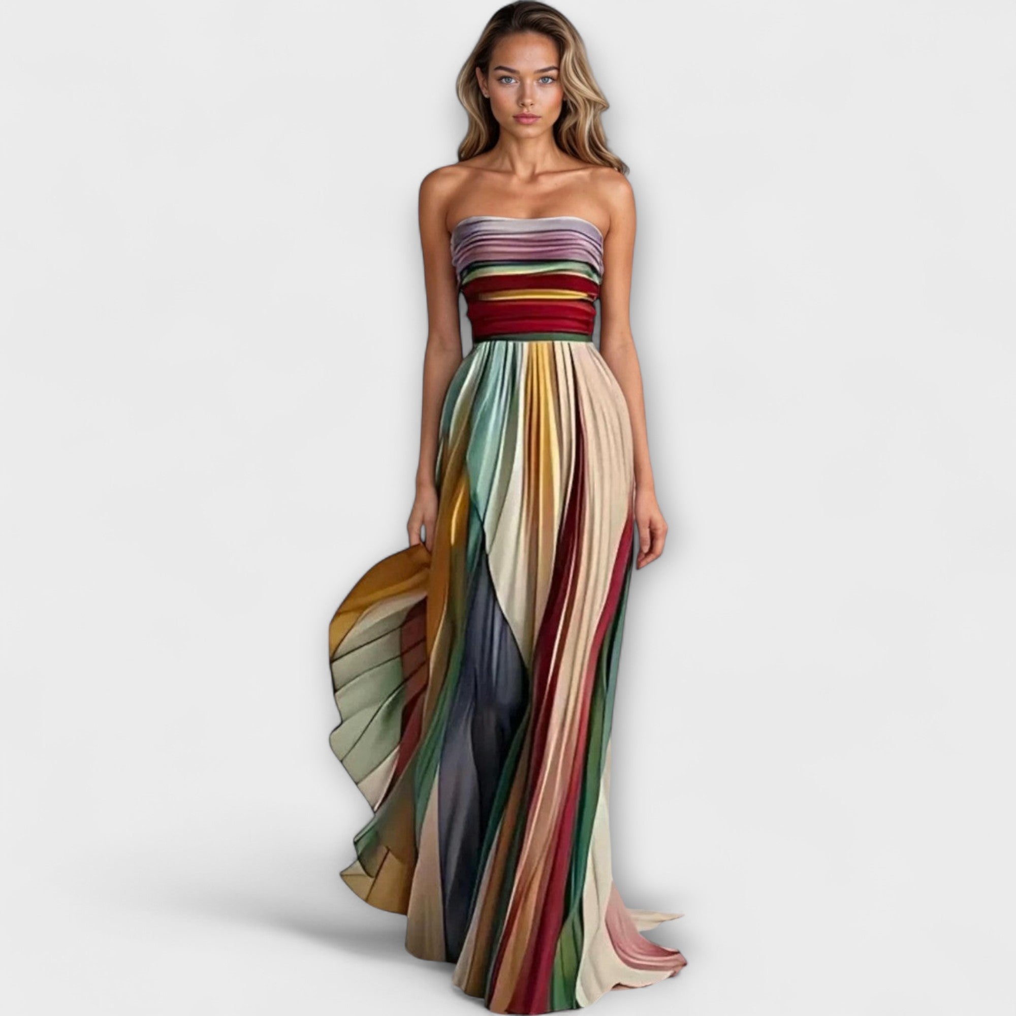 Flora | Robe d'été colorée sans manches